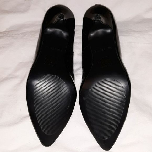 NWOT Call it Spring Black Patent Pleather Pumps 10 - Picture 5 of 12